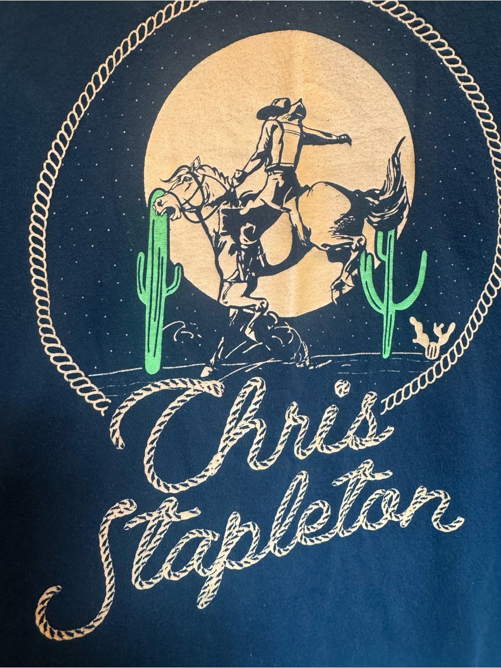 Chris Stapleton Black Short-Sleeve Graphic Tee